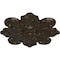Ekena Millwork Katheryn Ceiling Medallion, Hand-Painted Stone Hearth Crackle, 18 1/8"OD x 1 1/4"P CM18KASHC - alternate 4
